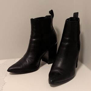 Steve Madden Black Ankle Booties